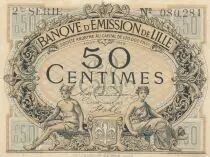 France 50 centimes - Banque de Lille - D&eacute;p.59 - 2&egrave;me s&eacute;rie