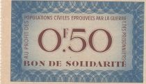 France 50 Centimes - Bon de Solidarité - 1941 - WWII - XF