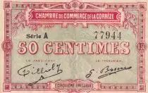 France 50 Centimes - Chamber of Commerce - Corrèze - 1915 - Série A