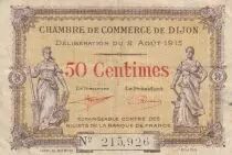 France 50 Centimes - Chamber of commerce - Dijon - 02-10-1915 - Serial 215