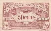 France 50 centimes - Chamber of Commerce - Gers - 1914 - Série K