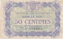France 50 Centimes - Chambre de commerce - Bar-le-Duc - 4&egrave;me &eacute;mission - 1917