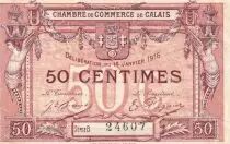 France 50 Centimes - Chambre de Commerce - Calais - 1916 - Série B