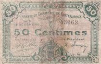 France 50 Centimes - Chambre de Commerce - Ch&acirc;teauroux - 1919