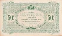 France 50 Centimes - Chambre de Commerce - Eure-et-Loir - 01-1921 - 5ème émission