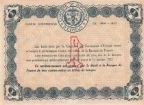 France 50 Centimes - Chambre de Commerce - Évreux - 11-01-1917