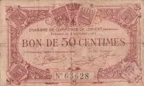 France 50 Centimes - Chambre de commerce - Lorient - 1915