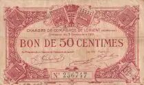 France 50 Centimes - Chambre de commerce - Lorient - 1915