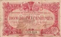 France 50 Centimes - Chambre de commerce - Lorient - 1920 - Série D