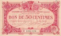 France 50 Centimes - Chambre de commerce - Lorient - 1920 - Série D