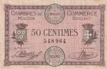 France 50 Centimes - Chambre de Commerce - Macon - Bourg - 1915