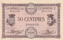 France 50 Centimes - Chambre de Commerce - Macon - Bourg - 1915