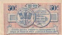 France 50 Centimes - Chambre de Commerce - Melun  - 1915