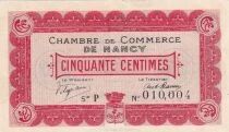 France 50 centimes - Chambre de Commerce - Nancy
