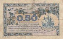 France 50 Centimes - Chambre de commerce - Paris - 1920 - S&eacute;rie B.10