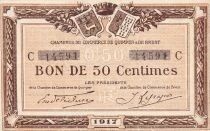 France 50 Centimes - Chambre de Commerce - Quimper et Brest- 1917 - Série C