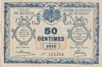France 50 Centimes - Chambre de Commerce - Rouen - 1916