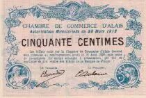 France 50 Centimes - Chambre de commerce d\'Alais - S&eacute;rie PP - P.4-7