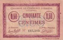France 50 Centimes - Chambre de Commerce d\'Amiens - 1915