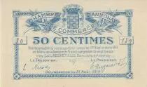 France 50 Centimes - Chambre de Commerce d\'Annonay - 31-08-1914 - Série 30