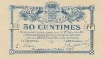 France 50 Centimes - Chambre de Commerce d\'Annonay - 31-08-1914 - Série 33