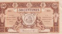 France 50 Centimes - Chambre de Commerce d\'Aurillac - 1915-1920 - S&eacute;rie C