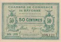 France 50 Centimes - Chambre de commerce de Bayonne - 1921 - Serial LXXX (80) - P.21-69