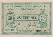 France 50 Centimes - Chambre de commerce de Bayonne - 1921 - Série LXXX (80) - P.21-69