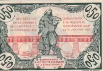France 50 Centimes - Chambre de Commerce de B&eacute;ziers - 19-11-1918
