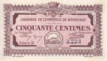 France 50 Centimes - Chambre de commerce de Bordeaux - 1917 - Série 2 - P.30-11