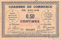 France 50 Centimes - Chambre de Commerce de Calais - 22-08-1914