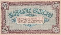 France 50 Centimes - Chambre de Commerce de Chalon-sur-Sa&ocirc;ne, Autun & Louhans - 1916 - ANNUL&Eacute;