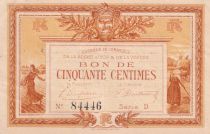 France 50 Centimes - Chambre de commerce de la Roche sur Yon & de la Vendée - Serial D - P.65-14