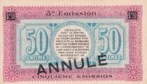 France 50 Centimes - Chambre de Commerce de Lure - 16-12-1919 - S&eacute;rie T 43 5&egrave;me &eacute;mission - Annul&eacute;