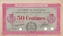 France 50 Centimes - Chambre de Commerce de Moulins et Lapalisse - 1916 - Sp&eacute;cimen
