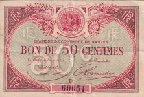 France 50 Centimes - Chambre de commerce de Nantes - Série D - P.88-3