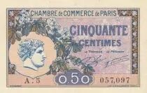 France 50 Centimes - Chambre de commerce de Paris - 1920 - S&eacute;rie A.5