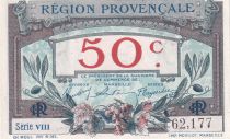 France 50 Centimes - Chambre de commerce de Région provençale  - Serial VIII - P.102-1