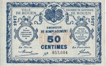 France 50 Centimes - Chambre de commerce de Rouen - 1917 - P.110-28