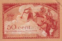 France 50 Centimes - Chambre de commerce de Saint-Etienne - 1921 - P.114-6