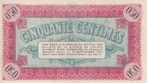 France 50 Centimes - Chambre de commerce de Vienne - 1916 - Serial N 114 - P.128-15