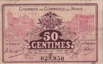 France 50 Centimes - Chambre de commerce du Mans - 1922 - P.69-23