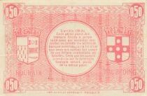France 50 Centimes - City of Roubaix and Tourcoing - Serial AJ4