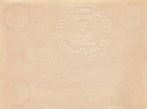 France 50 Centimes - City of Vertus - 15-05-1916