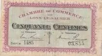 France 50 Centimes - Lons-le-Saunier - Chambre de Commerce - 1918 - Série 1485