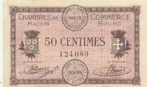 France 50 Centimes - Macon - Chamber of Commerce - 01-09-1915