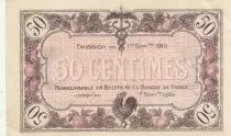France 50 Centimes - Macon - Chamber of Commerce - 01-09-1915
