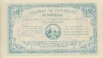 France 50 Centimes - Marseille - Chambre de Commerce - 12-08-1914 - S&eacute;rie D