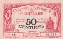 France 50 Centimes - Montpellier - Chambre de Commerce - 1917 - S&eacute;rie 137