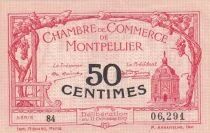 France 50 Centimes - Montpellier - Chambre de Commerce - 1917 - S&eacute;rie 84